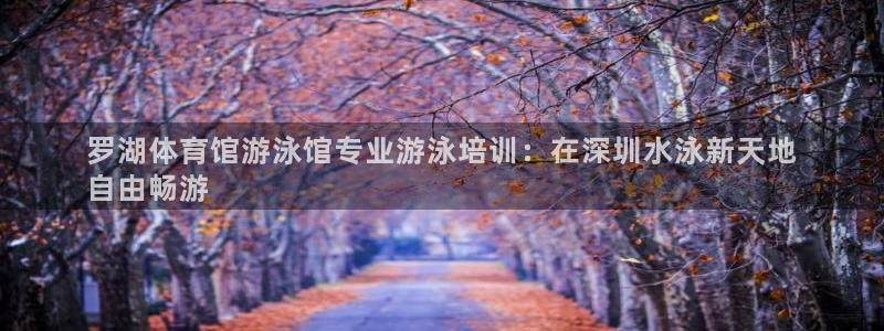 欧陆娱乐官方网站：罗湖体育馆游泳馆专业游泳培训：在深