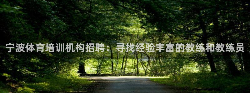 欧陆娱乐里面怎么看打排五：宁波体育培训机构招聘：寻找
