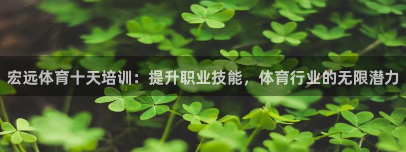 欧陆娱乐平台咋样啊安全吗：宏远体育十天培训：提升职业
