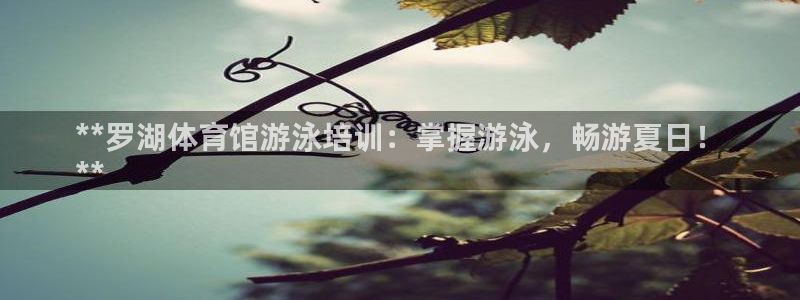 欧陆娱乐登陆官网入口：**罗湖体育馆游泳培训：掌握游