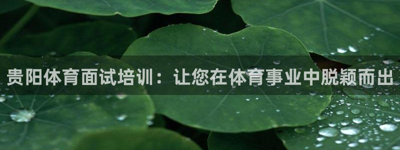 欧陆娱乐平台咋样赚钱的：贵阳体育面试培训：让您在体育