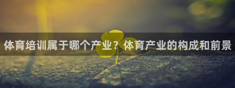 欧陆娱乐打什么方案：体育培训属于哪个产业？体育产业的