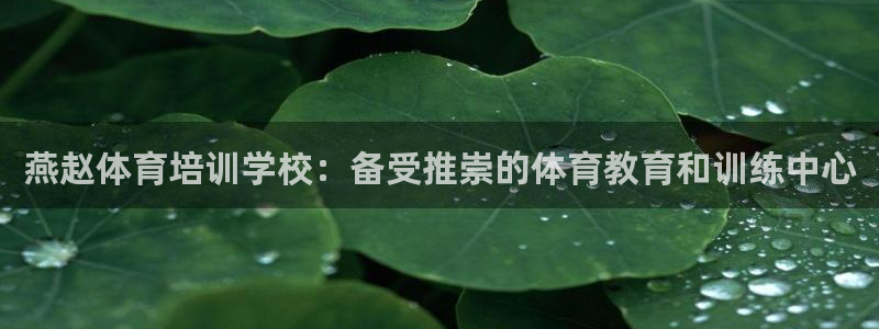 欧陆娱乐讲7O777：燕赵体育培训学校：备受推崇的体