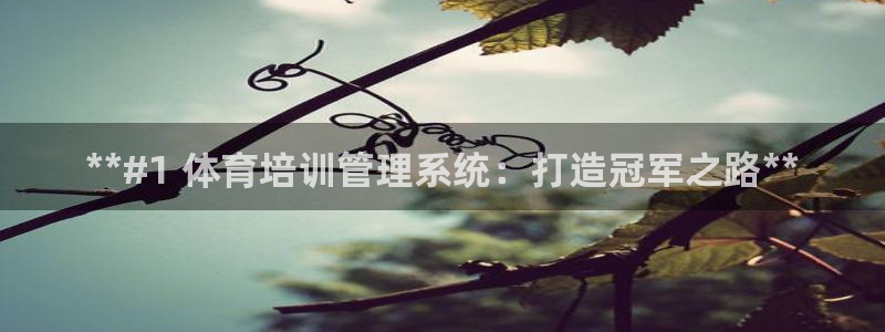 欧陆娱乐官网网址：**#1 体育培训管理系统：打造冠