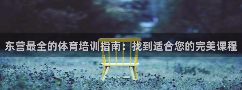 欧陆注册登录入口：东营最全的体育培训指南：找到适合您