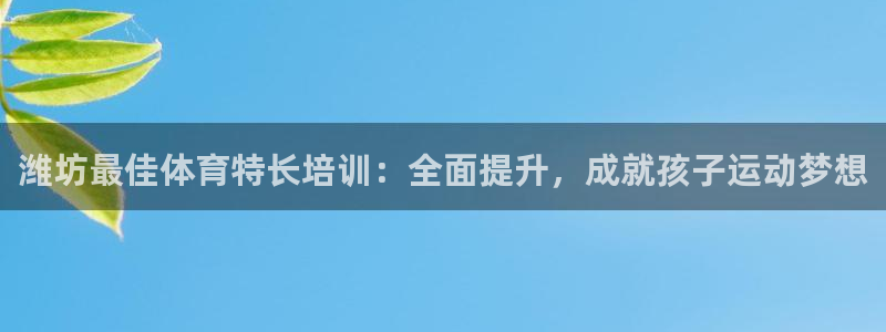 欧陆娱乐登陆平台下载：潍坊最佳体育特长培训：全面提升